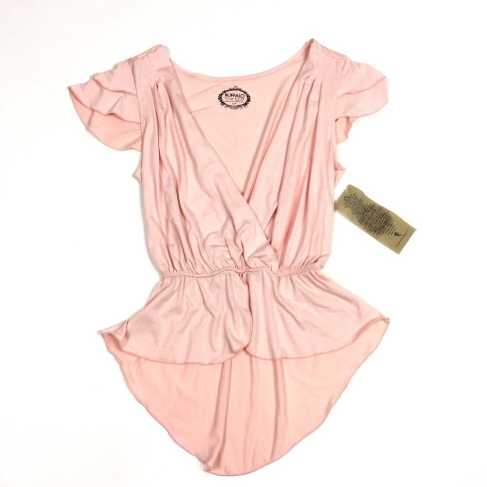 Womens Pink Top Soft Rayon Blend Size Small